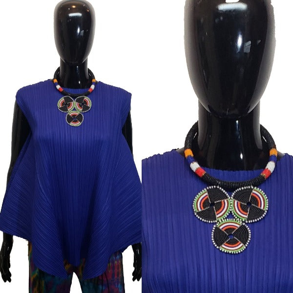 African Royalty beaded necklace
